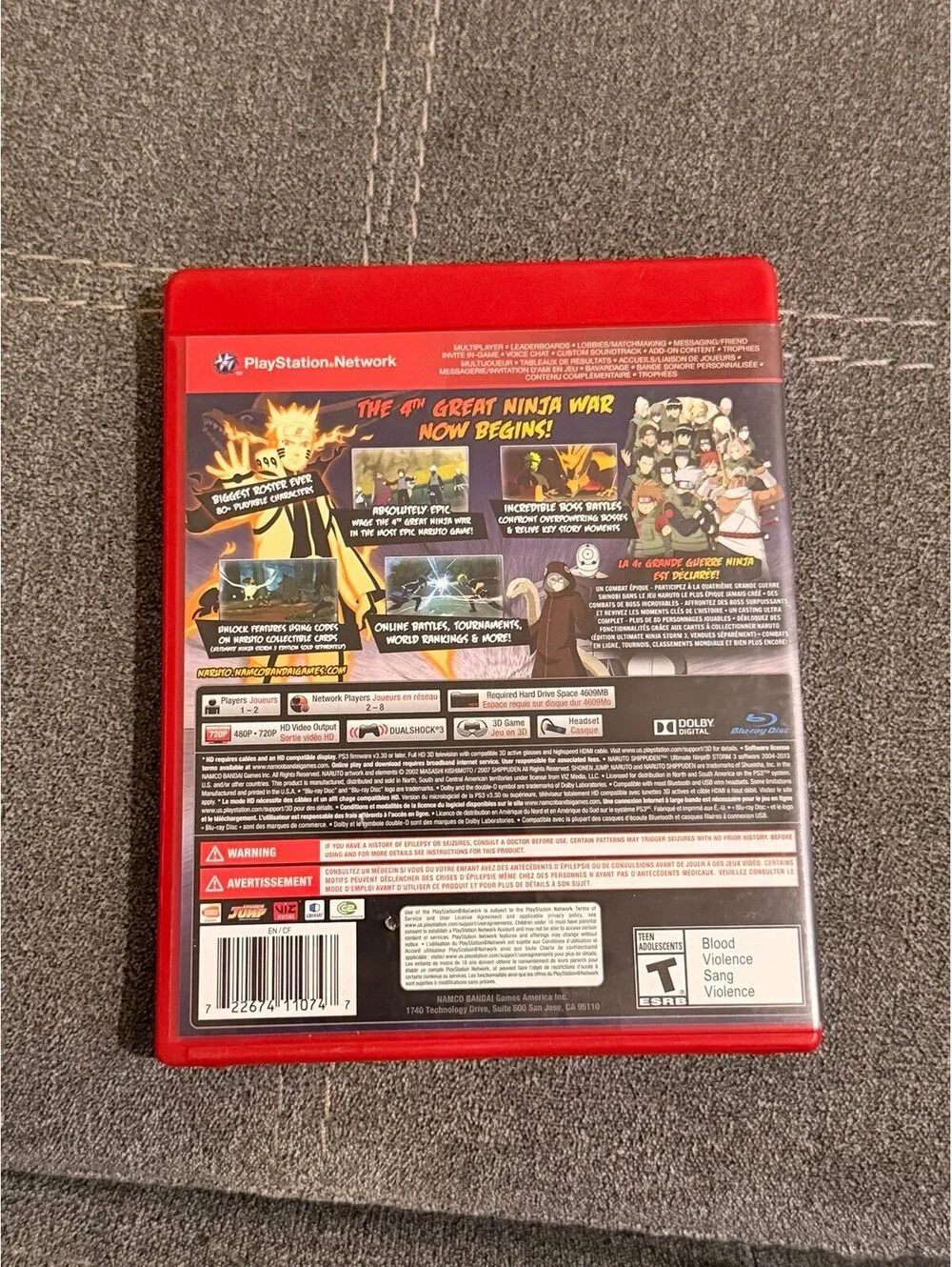 Naruto Shippuden Ultimate Ninja Storm 3 for PlayStation 3